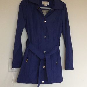 Michael Kors Royal Blue Rain coat- Trench